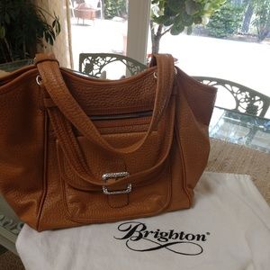 Brighton Pebbled Leather Handbag